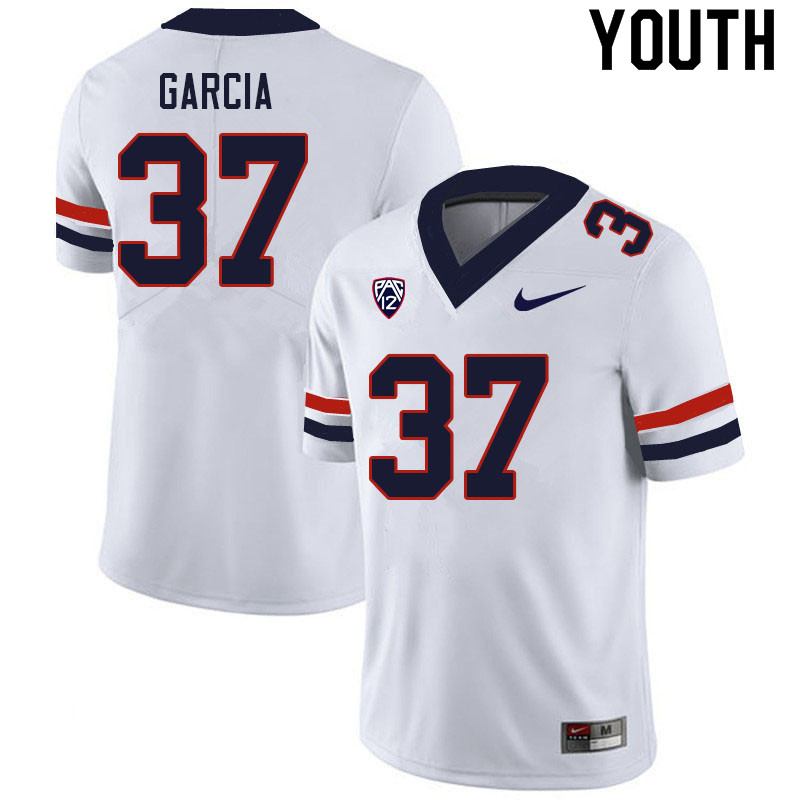 Youth #37 Kevon Garcia Arizona Wildcats College Football Jerseys Sale-White